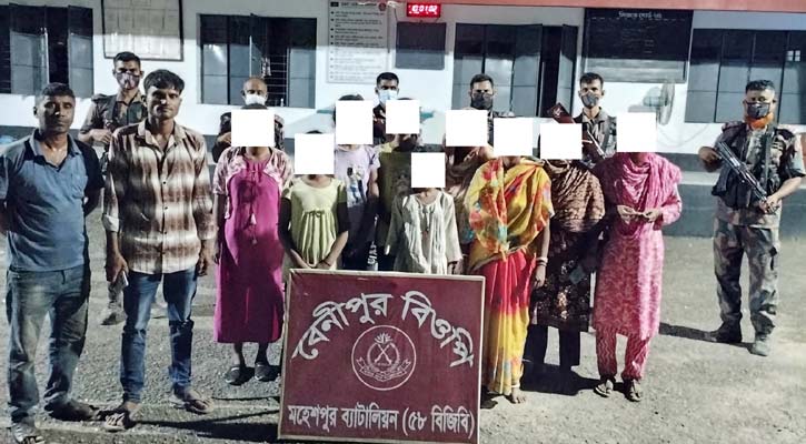 ঝিনাইদহে ১১ বাংলাদেশিকে ফেরত দিল বিএসএফ