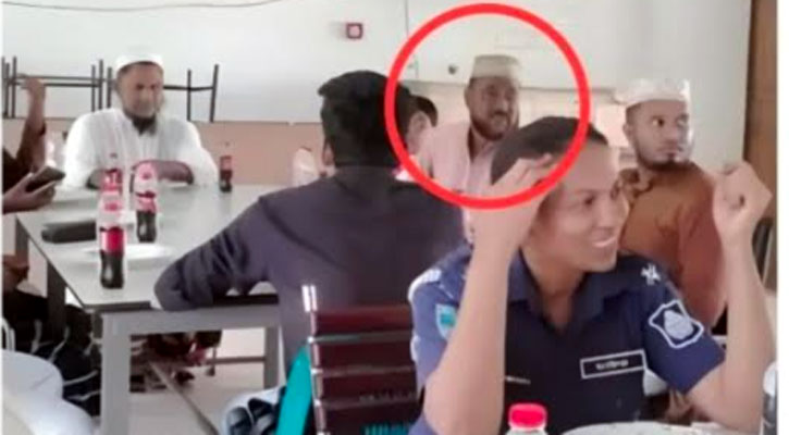 শরীয়তপুরে পুলিশের ভোজসভার অতিথি সেই যুবলীগ নেতা গ্রেপ্তার 