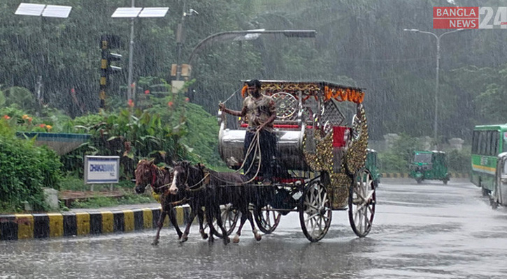 ঢাকায় বৃষ্টির সঙ্গে তাপমাত্রাও বাড়ার আভাস