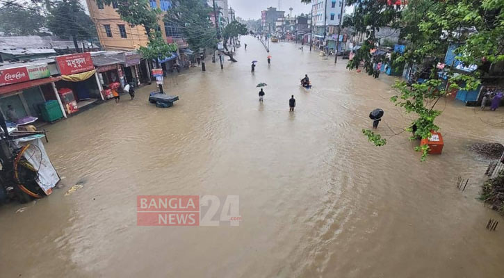 সিলেটে বন্যা পরিস্থিতির অবনতি