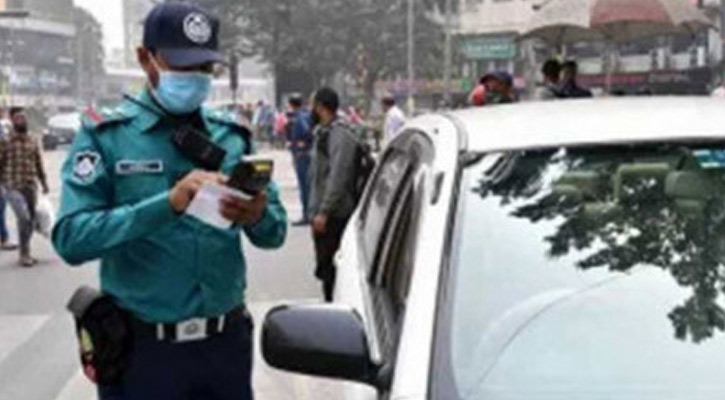 রাজধানীতে ট্রাফিক আইন লঙ্ঘনে ১৯২৪ মামলা