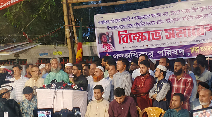 চিকিৎসার জন্য নুরকে বিদেশে পাঠাতে সরকার গড়িমসি করছে: রাশেদ খান