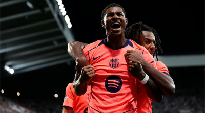 র‍্যাশফোর্ডের জোড়া গোল, জয়ে চ্যাম্পিয়ন্স লিগ শুরু বার্সেলোনার