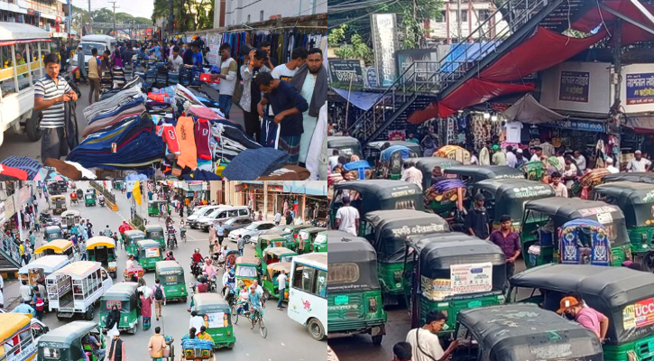 অবৈধ যানবাহন-ফুটপাত দখলমুক্তে অভিযান শুরু সোমবার