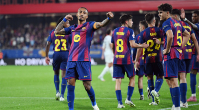 তরেস-ওলমো জুটিতে বার্সার দাপুটে জয়