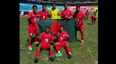 শ্রীলঙ্কাকে ৮-০ গোলে উড়িয়ে দিল বাফুফে একাডেমি দল