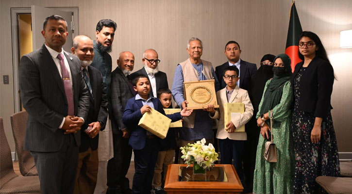 নিউইয়র্কে বন্দুকধারীর হামলায় নিহত পুলিশ দিদারুলের পরিবারের সঙ্গে প্রধান উপদেষ্টা সাক্ষাৎ
