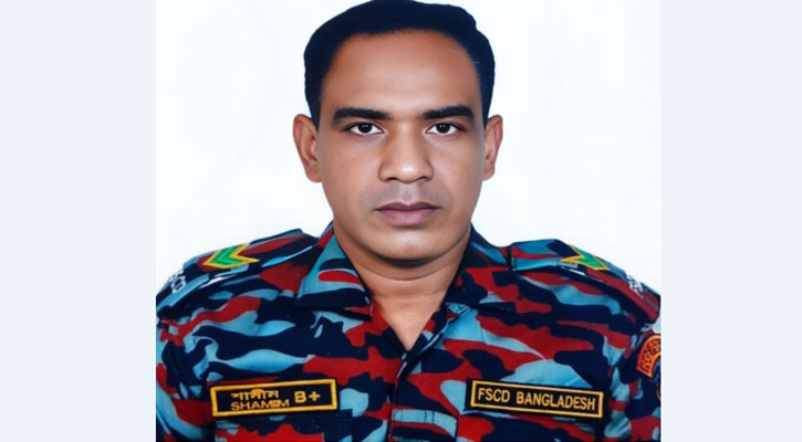 আগুন নেভাতে গিয়ে দগ্ধ ফায়ার ফাইটার শামীম মারা গেছেন