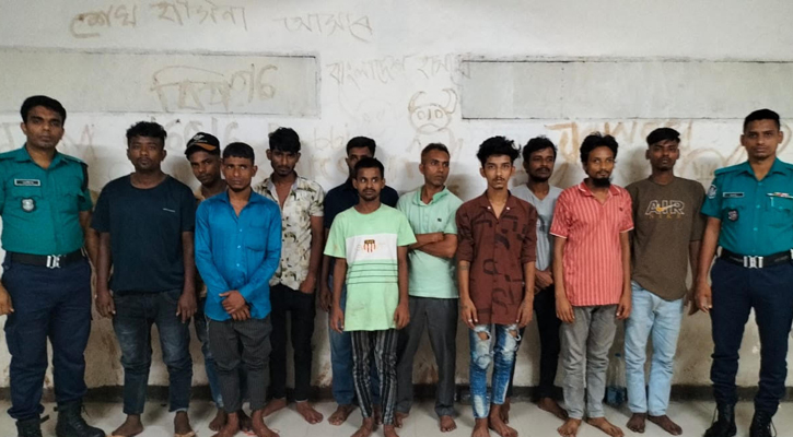মোহাম্মদপুরে বিভিন্ন অপরাধে গ্রেপ্তার ১২