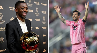 ব্যালন ডি’অর জিতে মেসিকে স্মরণ দেম্বেলের, মায়ামি থেকে পেলেন উষ্ণ শুভেচ্ছা