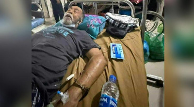 আইসিইউতে নুরুল মজিদের হাতে হ্যান্ডকাফ ছিল না, ছবিটি জীবিত থাকতে ওয়ার্ডের