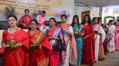 ‘এবার আমরা খুব ভালোভাবে পূজা করতে পেরেছি’