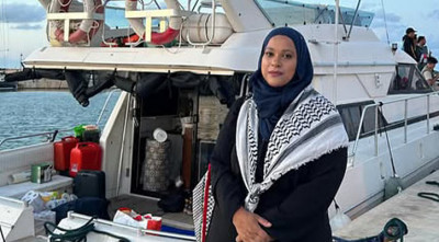 গাজাগামী ফ্লোটিলায় আছেন বাংলাদেশি বংশোদ্ভূত রুহি