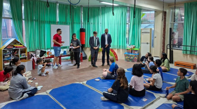 ফ্রেঞ্চ ইন্টারন‌্যাশনাল স্কুল প‌রিদর্শন করলেন ফ্রান্সের নতুন রাষ্ট্রদূত