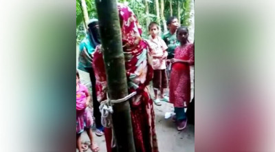রংপুরে গৃহবধূকে গাছের সঙ্গে বেঁধে রাতভর নির্যাতনের অভিযোগ