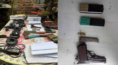 খাগড়াছড়িতে ইউপিডিএফের আস্তানায় অভিযান, অস্ত্র-গোলাবারুদ উদ্ধার