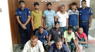 বগুড়ায় আসামি ছিনিয়ে নেওয়া মামলায় ২১ নারী-পুরুষ গ্রেপ্তার, এসআই প্রত্যাহার