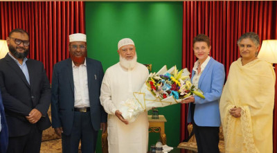 জামায়াত আমিরের সঙ্গে জাতিসংঘের ঢাকাস্থ আবাসিক সমন্বয়কারীর সাক্ষাৎ