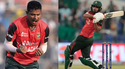 আফগানদের উড়িয়ে র‍্যাংকিংয়ে বিশাল লাফ নাসুম-সাইফের