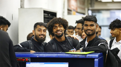 ফিরতি লেগ খেলতে হংকংয়ের পথে বাংলাদেশ দল