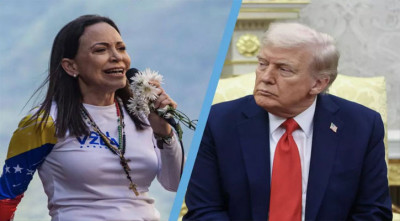 ট্রাম্পকে নোবেল শান্তি পুরস্কার উৎসর্গ করলেন মারিয়া