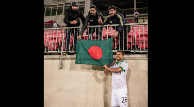 বাংলাদেশের জার্সিতে প্রথম গোল, শমিতকে অভিনন্দন জানাল কানাডিয়ান লিগ