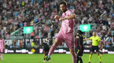 মেসির জোড়া গোল ও অ্যাসিস্টে মায়ামির দাপুটে জয়