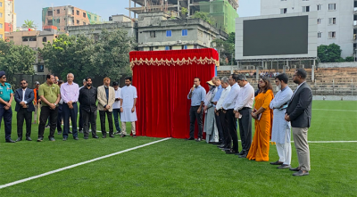 নতুন টার্ফ পেল কমলাপুর স্টেডিয়াম, দ্রুতই ফিরছে রাতের ম্যাচ